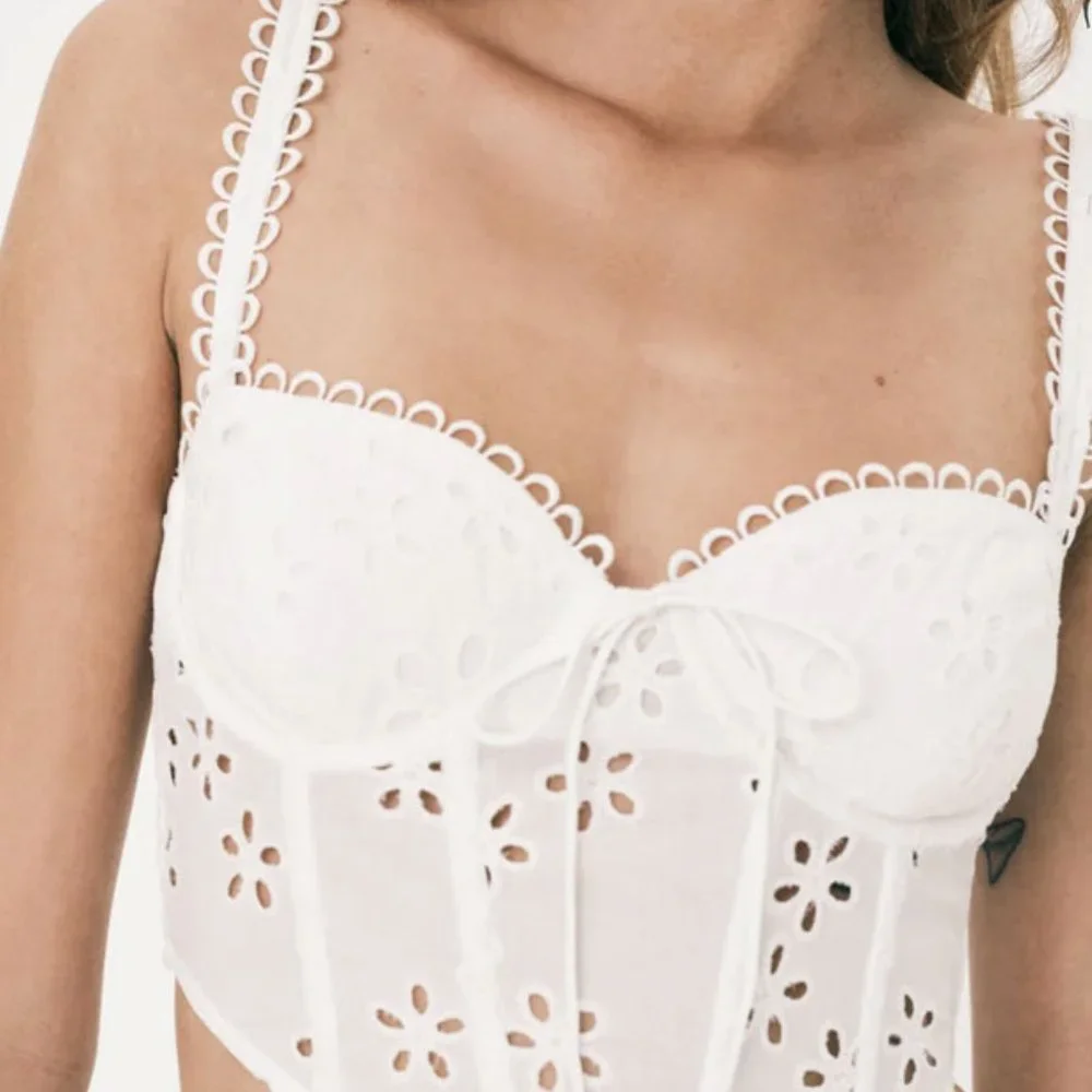 For Love and Lemons Sammie Crop Top - Picture 3 of 5